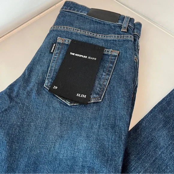 The Kooples Women’s Slim Jeans in Deep Indigo. Size 29. NWT - Picture 2 of 11